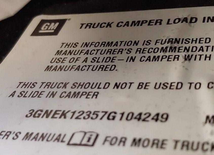 Photo 9 of 2007 Chevrolet Avalanche 1500 LTZ (VIN 3GNEK12357G104249)