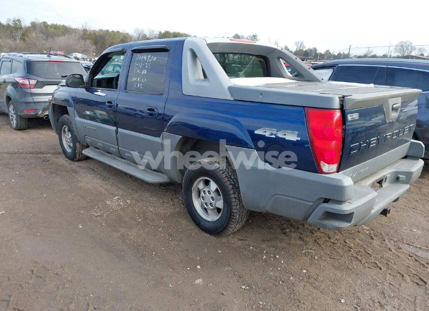 Photo 3 of 2002 Chevrolet Avalanche 1500 (VIN 3GNEK13TX2G293603)