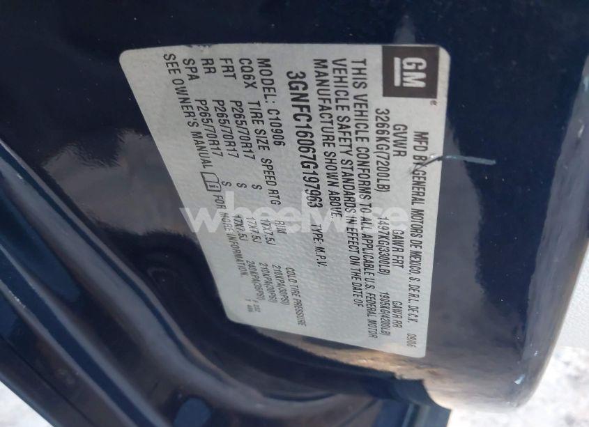 Photo 9 of 2007 Chevrolet Suburban 1500 LT (VIN 3GNFC16067G197963)