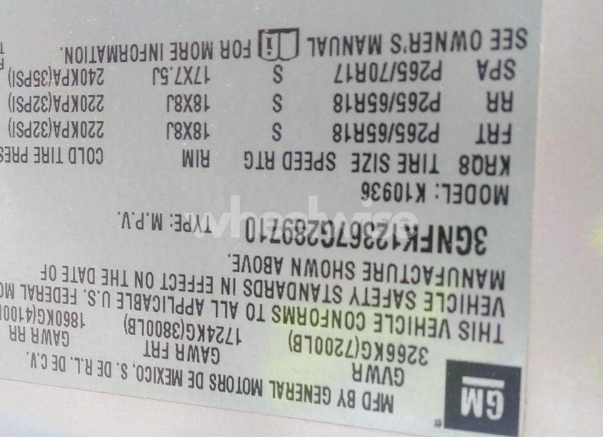 Photo 9 of 2007 Chevrolet Avalanche 1500 LT (VIN 3GNFK12367G289710)