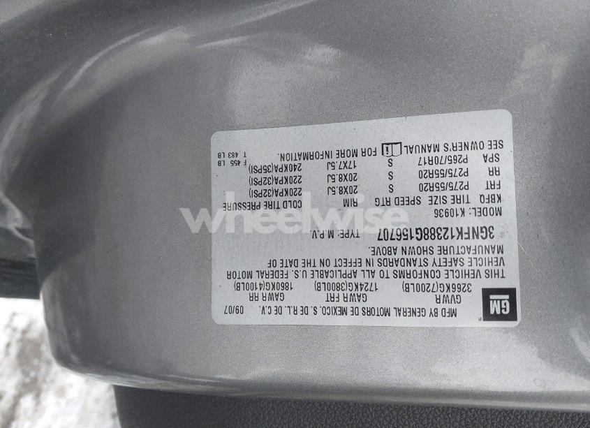 Photo 9 of 2008 Chevrolet Avalanche 1500 LTZ (VIN 3GNFK12388G156707)