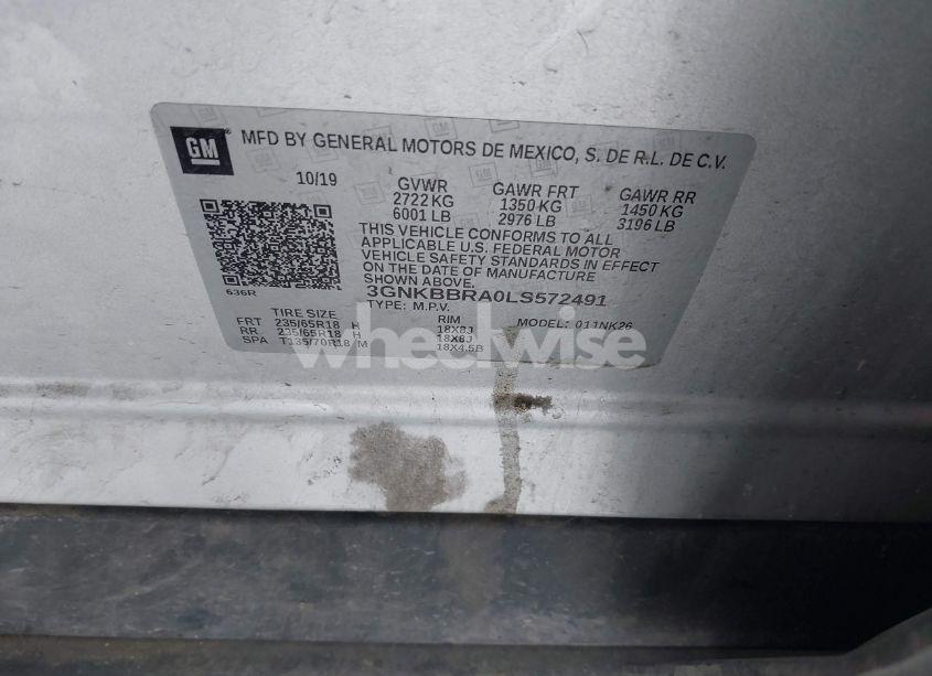 Photo 9 of 2020 Chevrolet Blazer FWD 1LT (VIN 3GNKBBRA0LS572491)