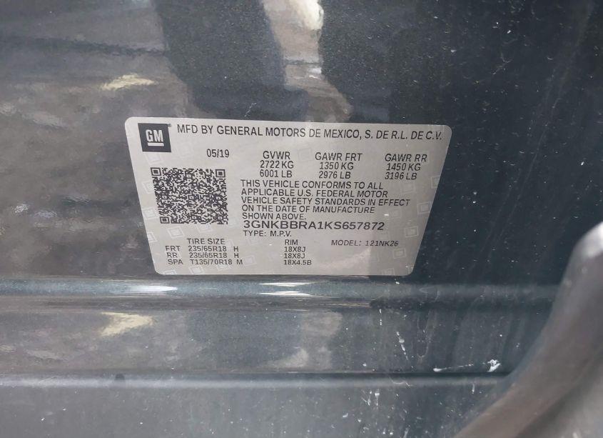 Photo 9 of 2019 Chevrolet Blazer (VIN 3GNKBBRA1KS657872)