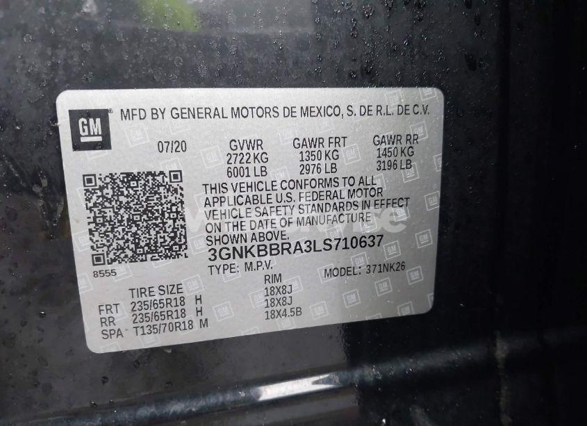 Photo 9 of 2020 Chevrolet Blazer FWD 1LT (VIN 3GNKBBRA3LS710637)