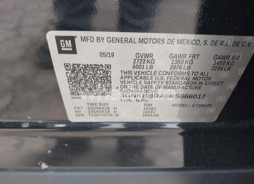 Photo 9 of 2019 Chevrolet Blazer (VIN 3GNKBBRA6KS666017)