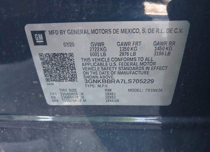 Photo 9 of 2020 Chevrolet Blazer FWD 1LT (VIN 3GNKBBRA7LS705229)