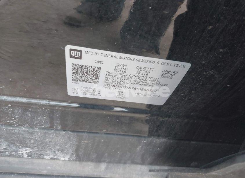 Photo 9 of 2021 Chevrolet Blazer FWD 1LT (VIN 3GNKBBRA7MS585269)