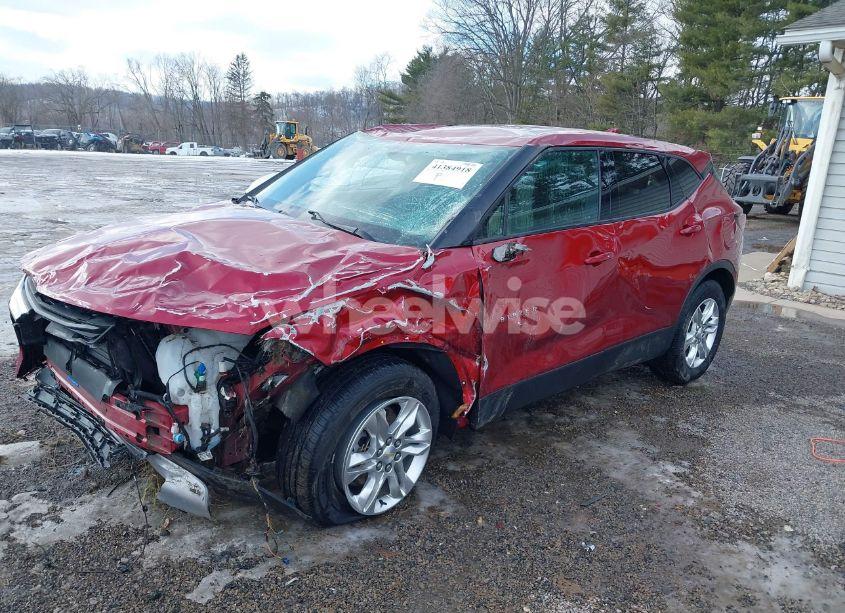 Photo 2 of 2021 Chevrolet Blazer FWD 1LT (VIN 3GNKBBRA8MS574958)
