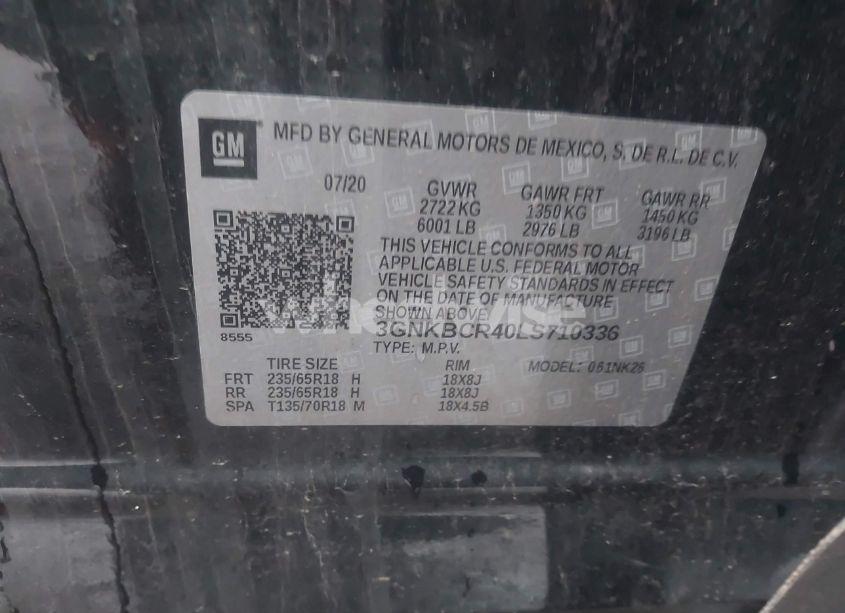 Photo 9 of 2020 Chevrolet Blazer FWD 2LT (VIN 3GNKBCR40LS710336)