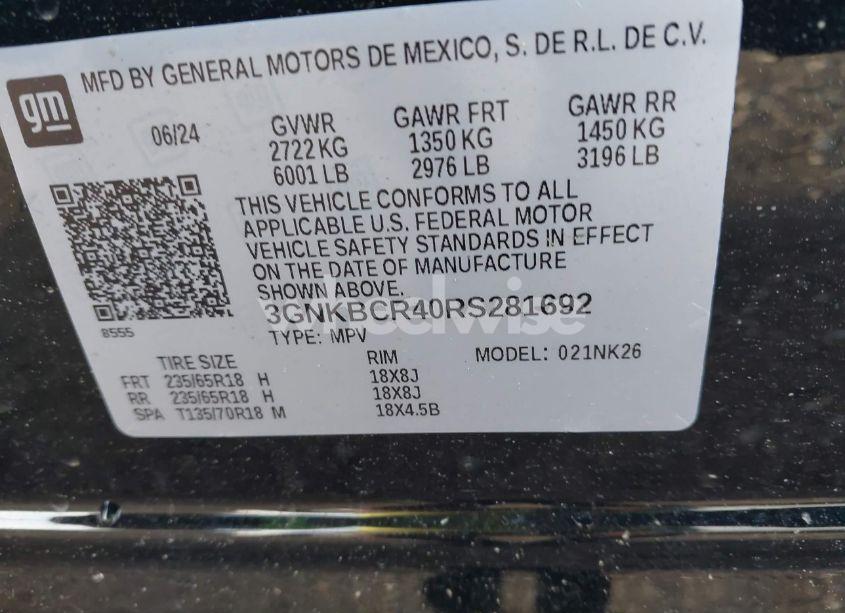 Photo 9 of 2024 Chevrolet Blazer FWD 2LT (VIN 3GNKBCR40RS281692)