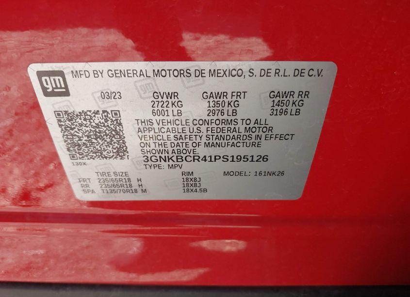 Photo 9 of 2023 Chevrolet Blazer FWD 2LT (VIN 3GNKBCR41PS195126)