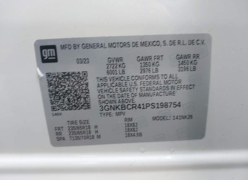 Photo 9 of 2023 Chevrolet Blazer FWD 2LT (VIN 3GNKBCR41PS198754)