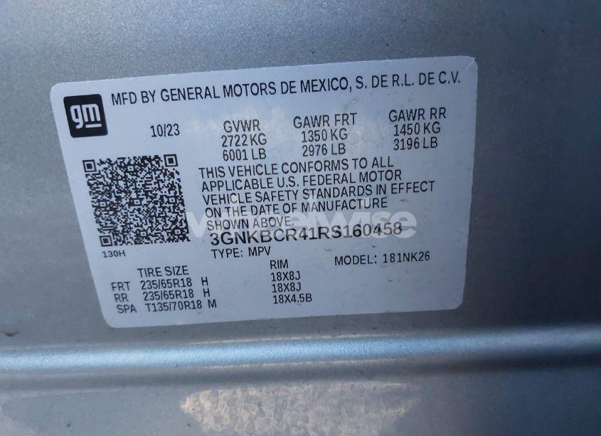 Photo 9 of 2024 Chevrolet Blazer FWD 2LT (VIN 3GNKBCR41RS160458)