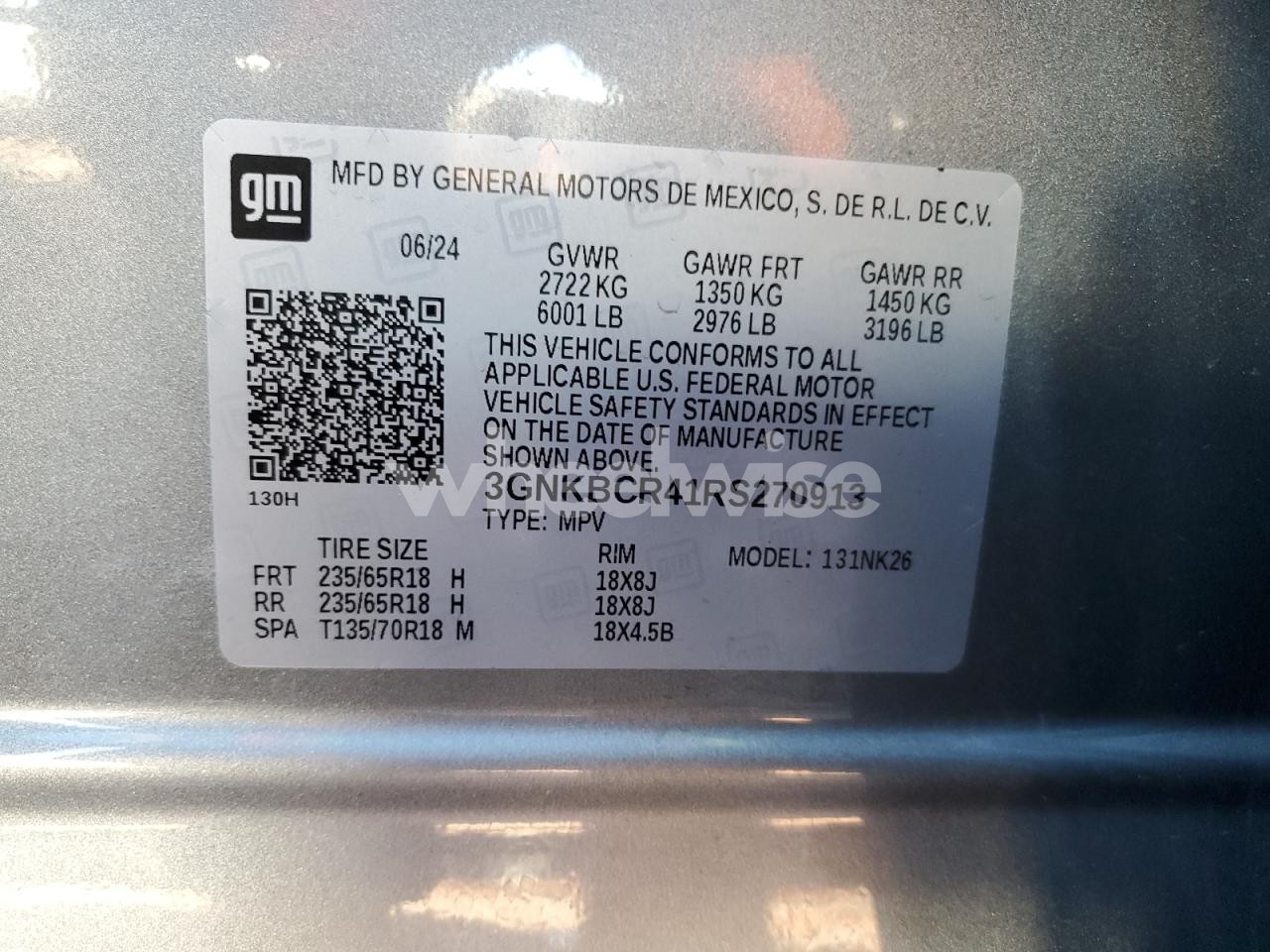 Photo 13 of 2024 CHEVROLET BLAZER 2LT (VIN 3GNKBCR41RS270913)