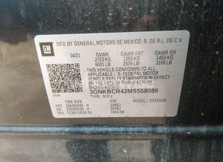 Photo 9 of 2021 Chevrolet Blazer FWD 2LT (VIN 3GNKBCR42MS558089)