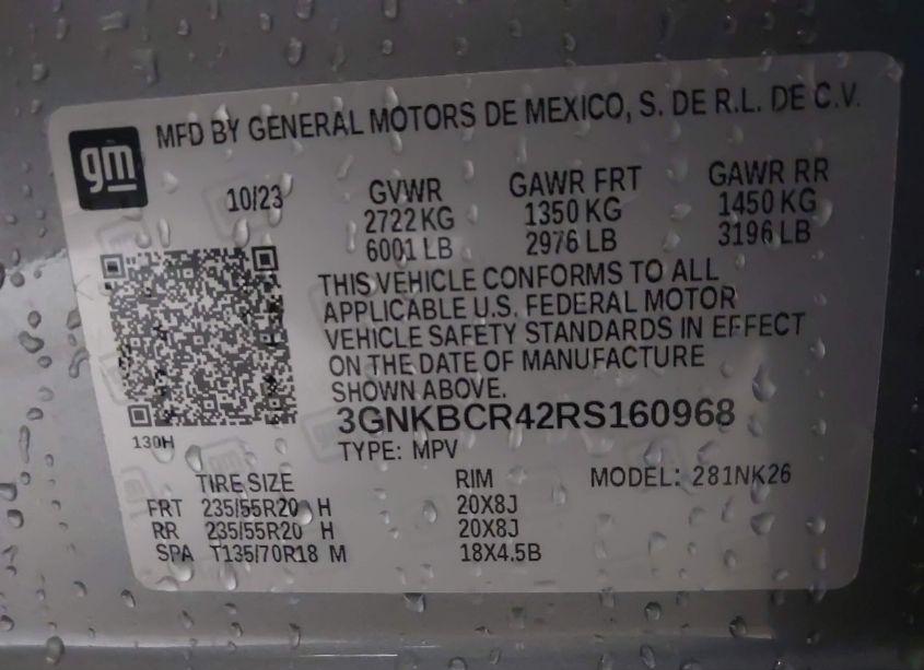 Photo 9 of 2024 Chevrolet Blazer FWD 2LT (VIN 3GNKBCR42RS160968)