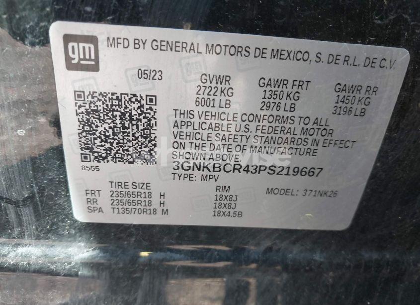 Photo 9 of 2023 Chevrolet Blazer FWD 2LT (VIN 3GNKBCR43PS219667)