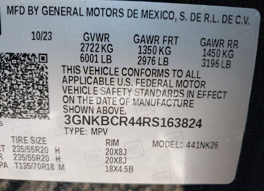 Photo 9 of 2024 Chevrolet Blazer FWD 2LT (VIN 3GNKBCR44RS163824)