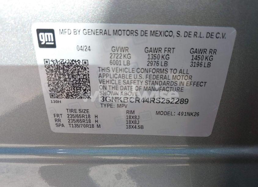 Photo 9 of 2024 Chevrolet Blazer FWD 2LT (VIN 3GNKBCR44RS252289)