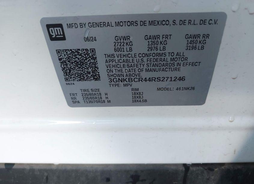 Photo 9 of 2024 Chevrolet Blazer FWD 2LT (VIN 3GNKBCR44RS271246)