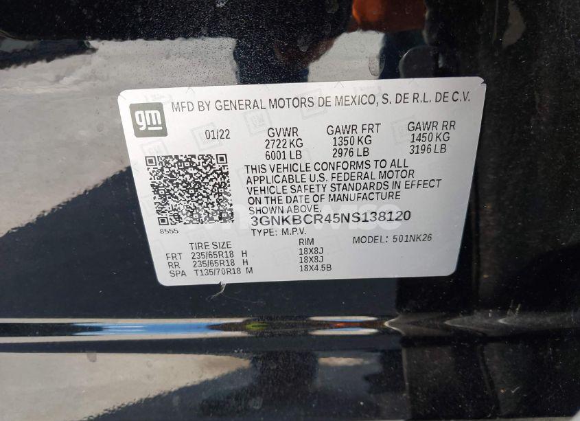 Photo 9 of 2022 Chevrolet Blazer FWD 2LT (VIN 3GNKBCR45NS138120)