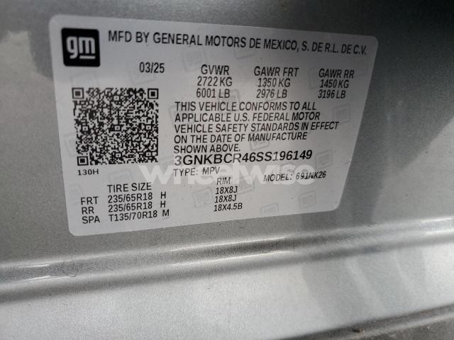 Photo 8 of 2025 CHEVROLET BLAZER 2LT (VIN 3GNKBCR46SS196149)