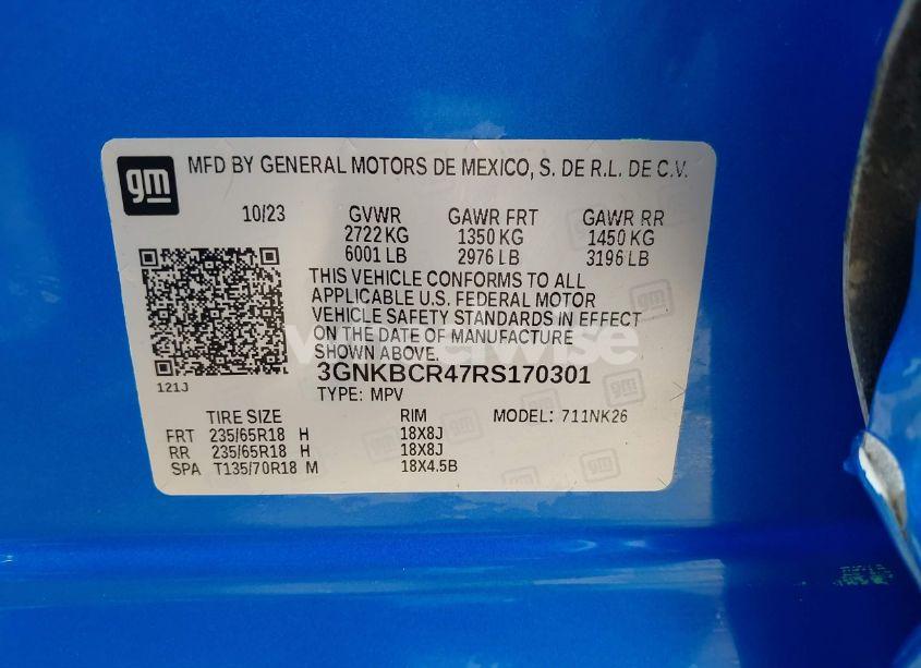 Photo 9 of 2024 Chevrolet Blazer FWD 2LT (VIN 3GNKBCR47RS170301)