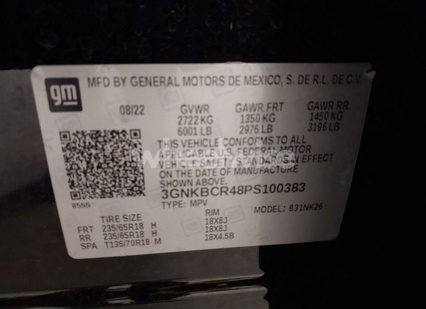 Photo 9 of 2023 Chevrolet Blazer FWD 2LT (VIN 3GNKBCR48PS100383)