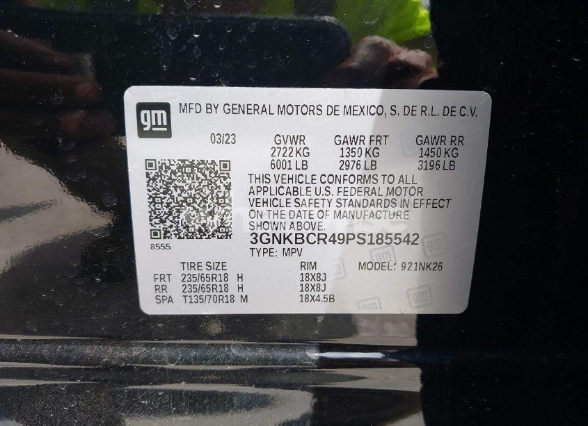 Photo 9 of 2023 Chevrolet Blazer FWD 2LT (VIN 3GNKBCR49PS185542)