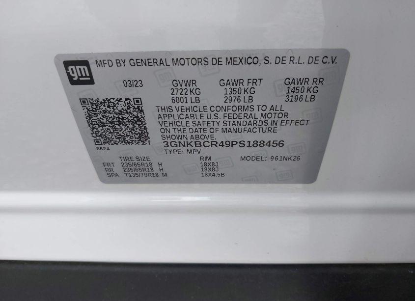 Photo 9 of 2023 Chevrolet Blazer FWD 2LT (VIN 3GNKBCR49PS188456)