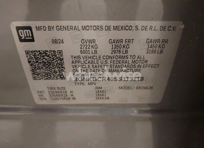 Photo 9 of 2025 Chevrolet Blazer FWD 2LT (VIN 3GNKBCR49SS113118)