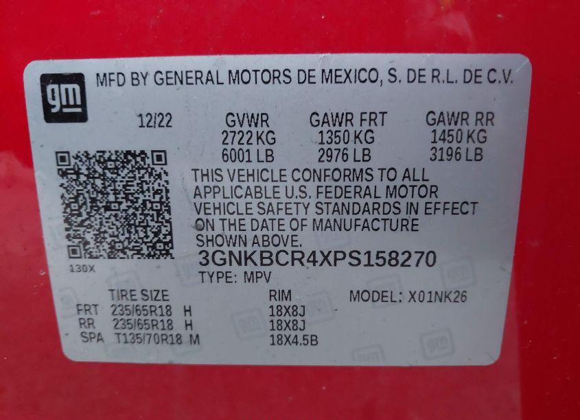 Photo 9 of 2023 Chevrolet Blazer FWD 2LT (VIN 3GNKBCR4XPS158270)