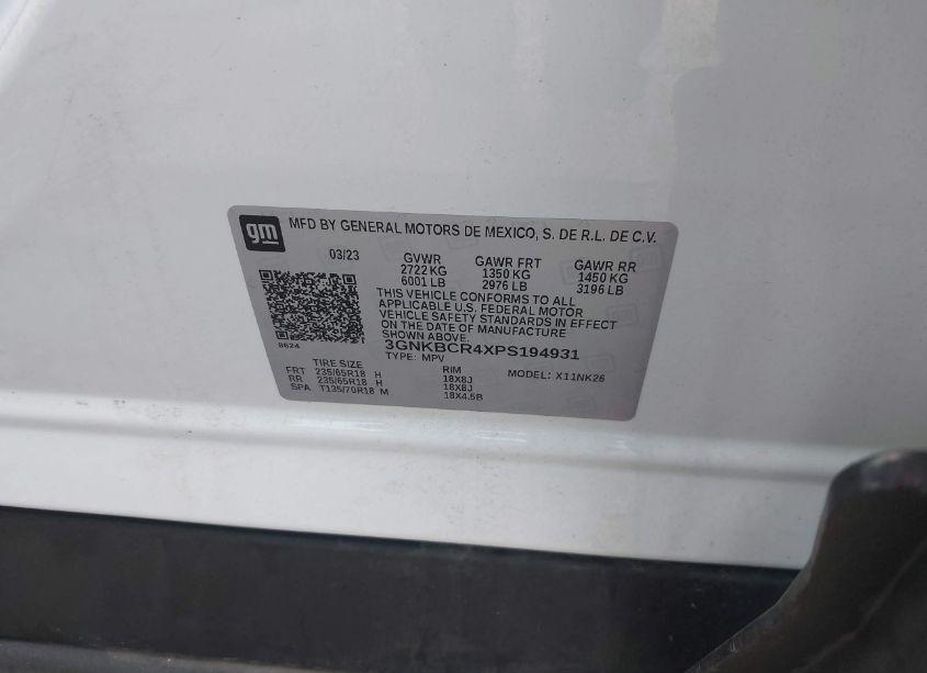 Photo 9 of 2023 Chevrolet Blazer FWD 2LT (VIN 3GNKBCR4XPS194931)