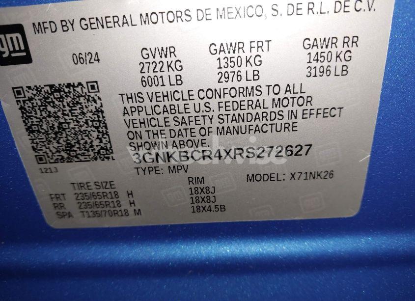 Photo 9 of 2024 Chevrolet Blazer 2LT (VIN 3GNKBCR4XRS272627)