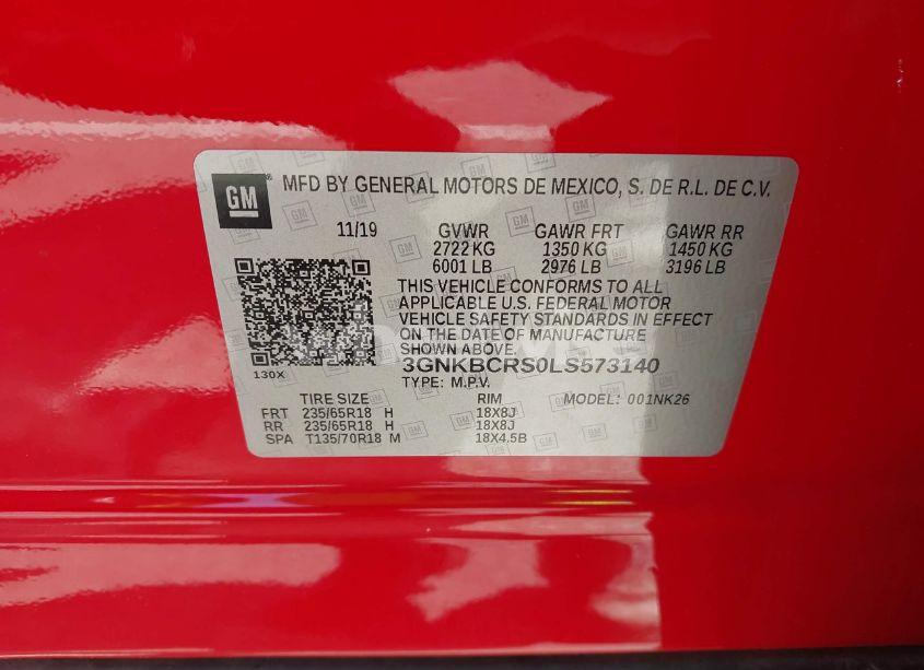 Photo 9 of 2020 Chevrolet Blazer FWD 2LT (VIN 3GNKBCRS0LS573140)