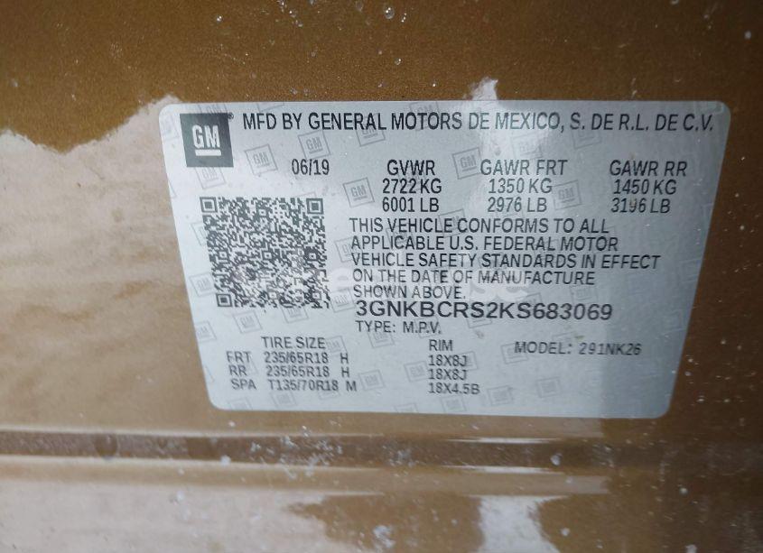 Photo 9 of 2019 Chevrolet Blazer (VIN 3GNKBCRS2KS683069)