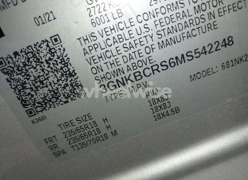 Photo 9 of 2021 Chevrolet Blazer FWD 2LT (VIN 3GNKBCRS6MS542248)