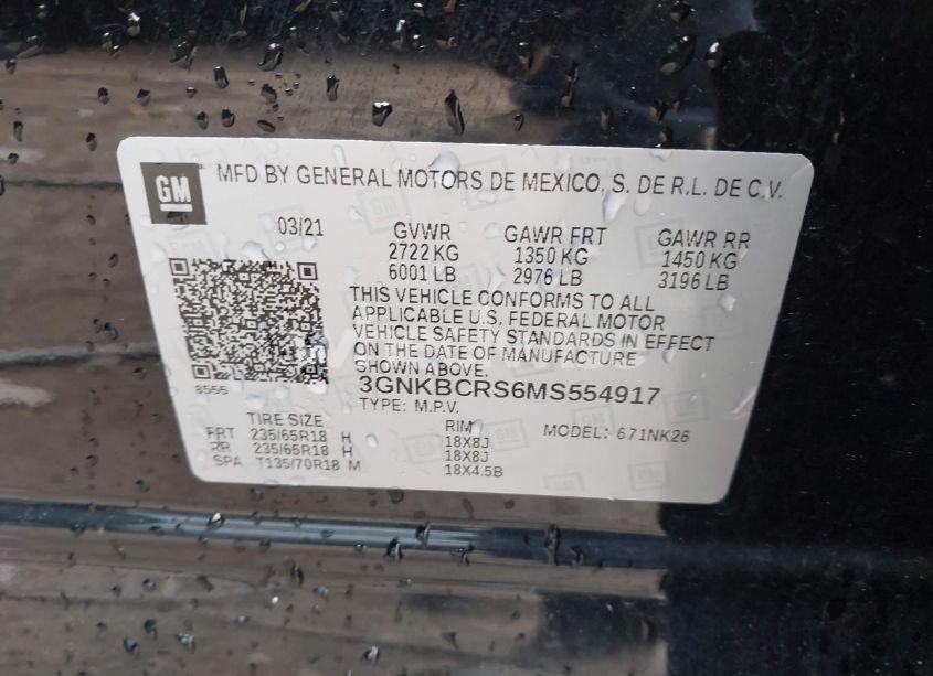 Photo 9 of 2021 Chevrolet Blazer FWD 2LT (VIN 3GNKBCRS6MS554917)