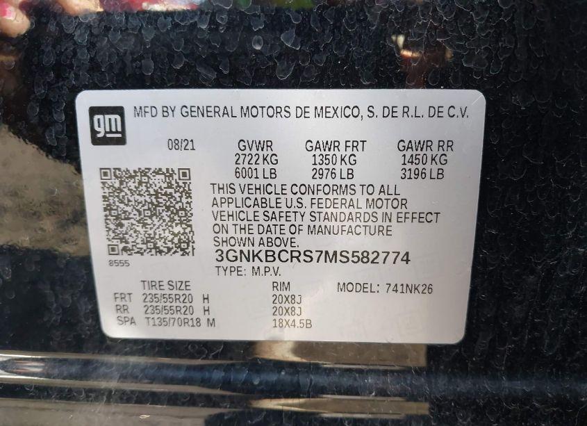 Photo 9 of 2021 Chevrolet Blazer FWD 2LT (VIN 3GNKBCRS7MS582774)