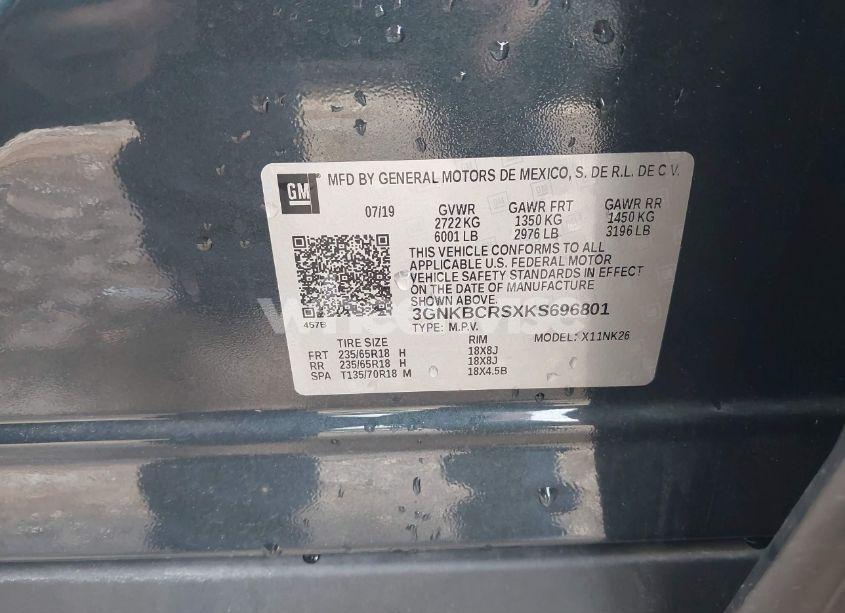 Photo 9 of 2019 Chevrolet Blazer (VIN 3GNKBCRSXKS696801)