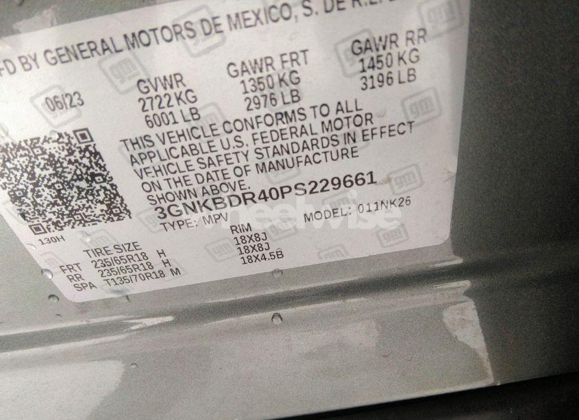 Photo 9 of 2023 Chevrolet Blazer FWD 3LT (VIN 3GNKBDR40PS229661)