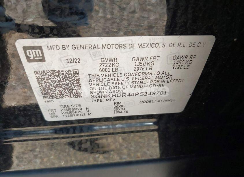 Photo 9 of 2023 Chevrolet Blazer FWD 3LT (VIN 3GNKBDR44PS148761)