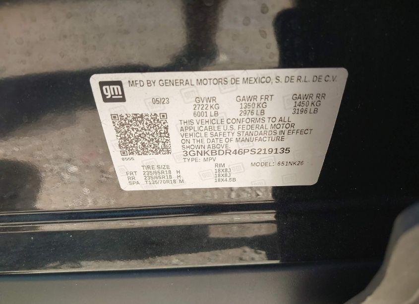 Photo 9 of 2023 Chevrolet Blazer FWD 3LT (VIN 3GNKBDR46PS219135)