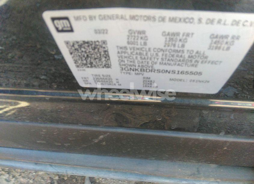 Photo 9 of 2022 Chevrolet Blazer FWD 3LT (VIN 3GNKBDRS0NS165505)