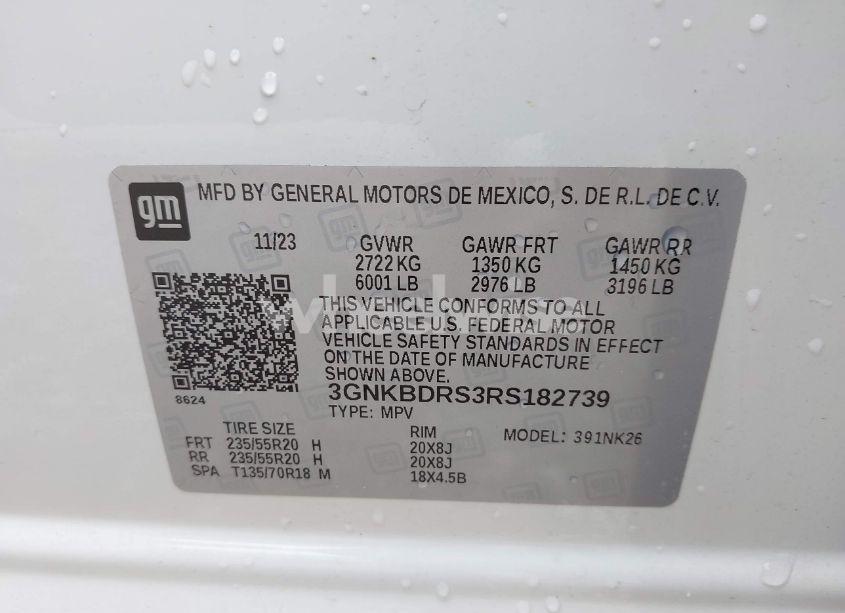 Photo 9 of 2024 Chevrolet Blazer FWD 3LT (VIN 3GNKBDRS3RS182739)