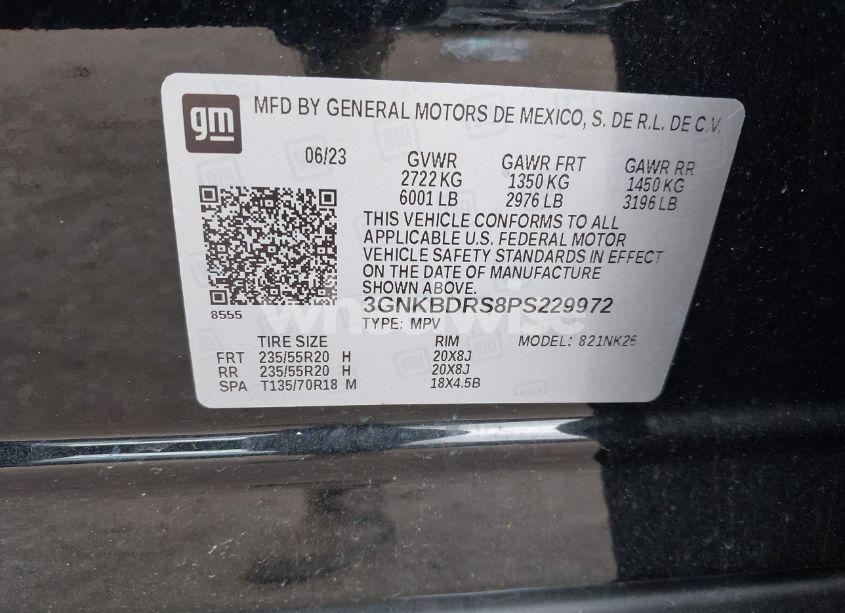 Photo 9 of 2023 Chevrolet Blazer FWD 3LT (VIN 3GNKBDRS8PS229972)