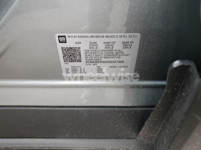 Photo 13 of 2024 CHEVROLET BLAZER 3LT (VIN 3GNKBDRSXRS207359)