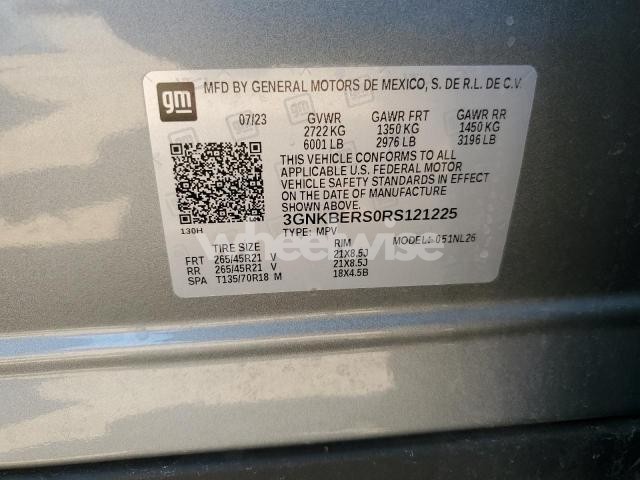 Photo 5 of 2024 CHEVROLET BLAZER RS (VIN 3GNKBERS0RS121225)