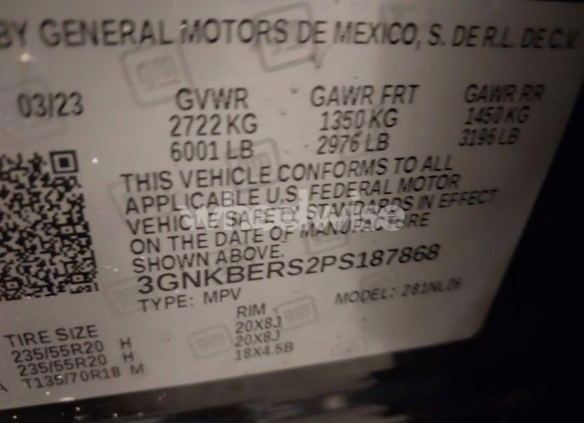 Photo 9 of 2023 Chevrolet Blazer FWD RS (VIN 3GNKBERS2PS187868)