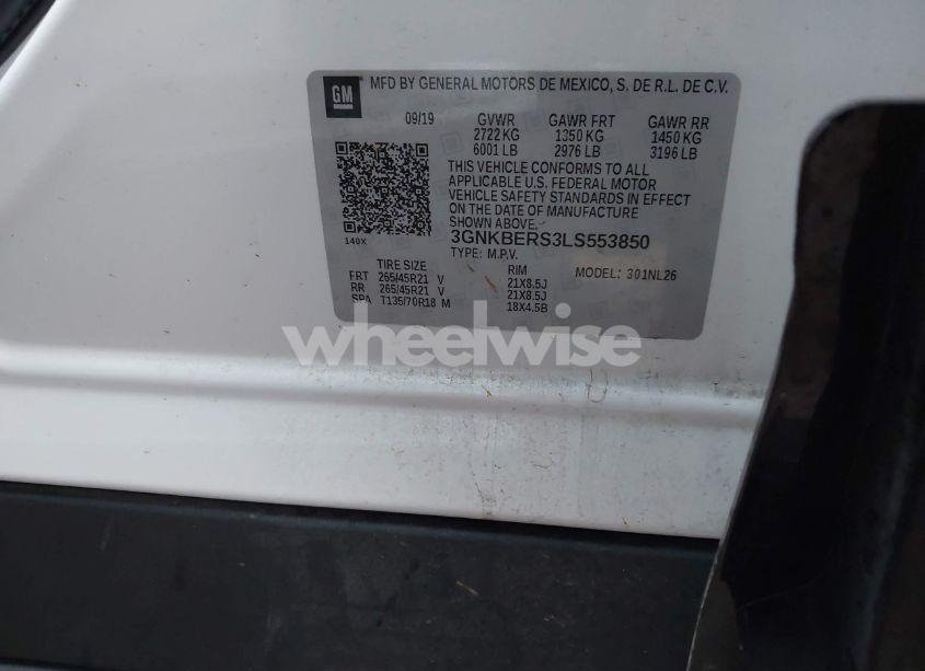 Photo 9 of 2020 Chevrolet Blazer FWD RS (VIN 3GNKBERS3LS553850)